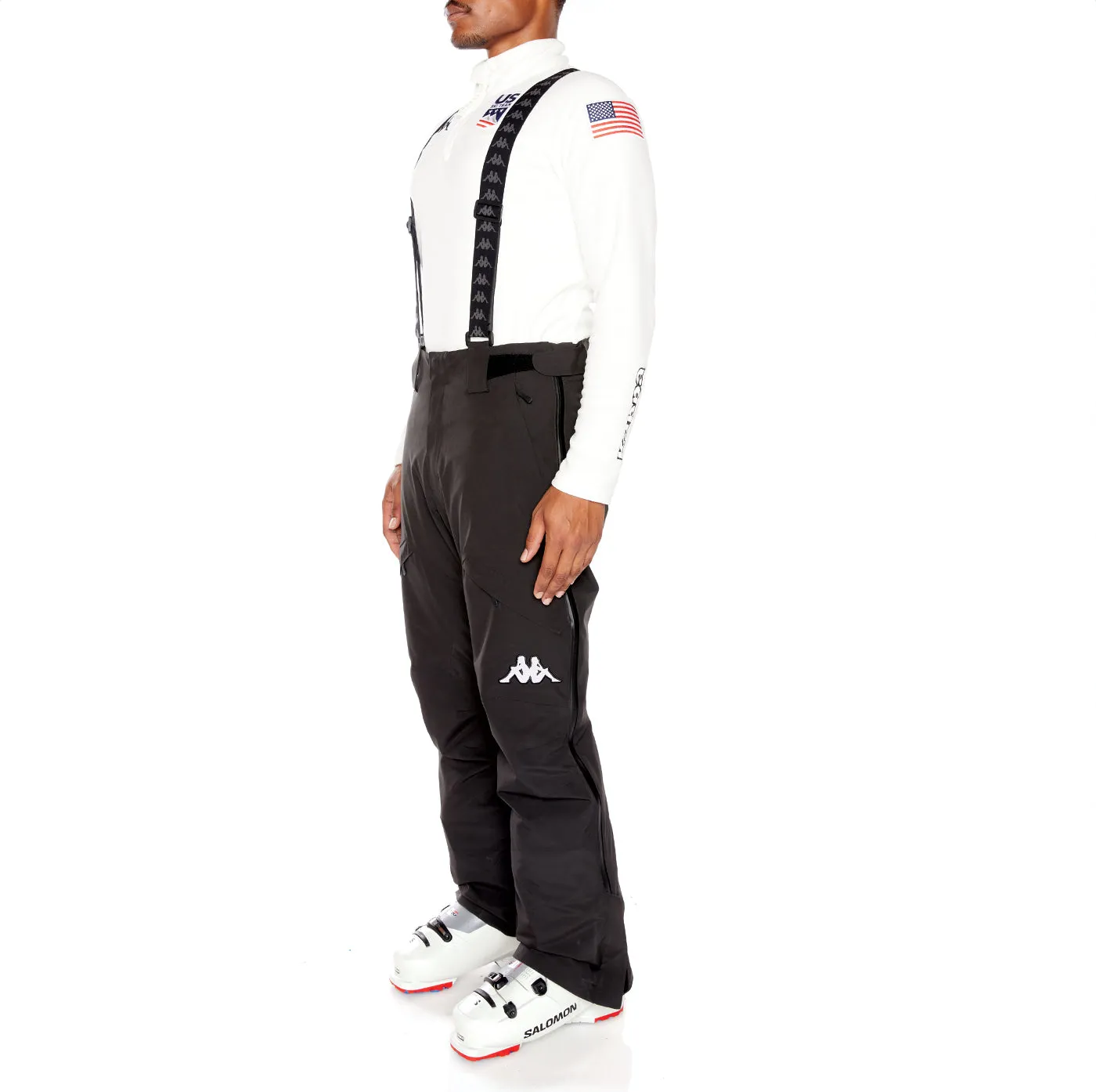 6Cento 622P US Full Zip Ski Pants - Black