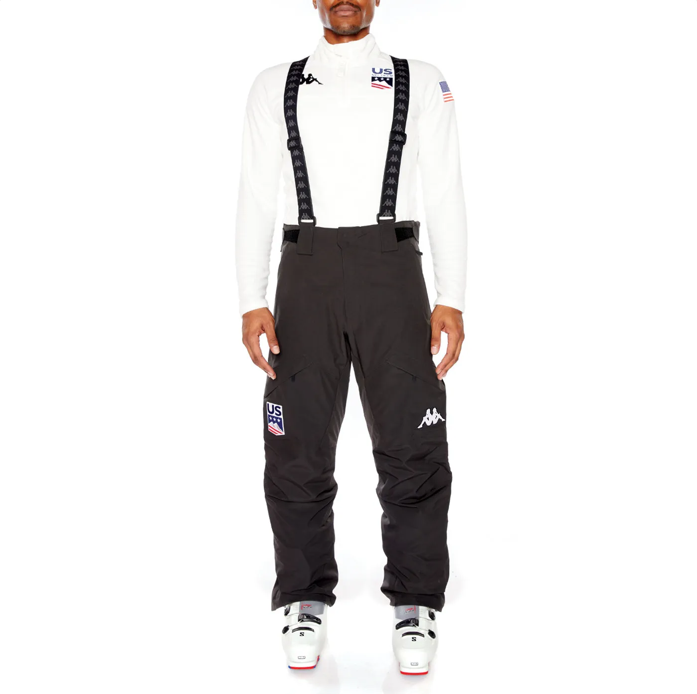 6Cento 622P US Full Zip Ski Pants - Black