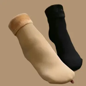 Autumn and winter socks men and women velvet thick snow socks