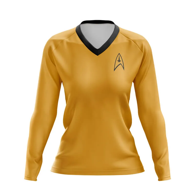 Bike Trek (Yellow) MTB Long Sleeve Jersey