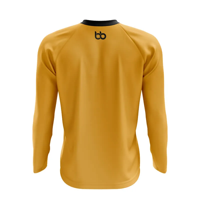 Bike Trek (Yellow) MTB Long Sleeve Jersey