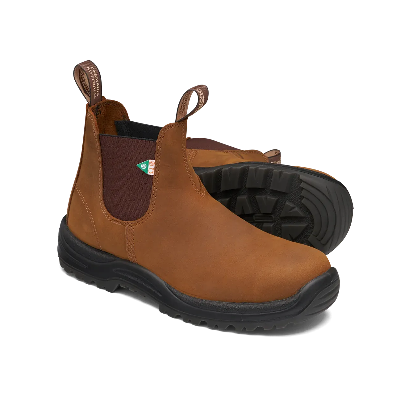 Blundstone #164 Crazy Horse Brown Work & Safety Boots