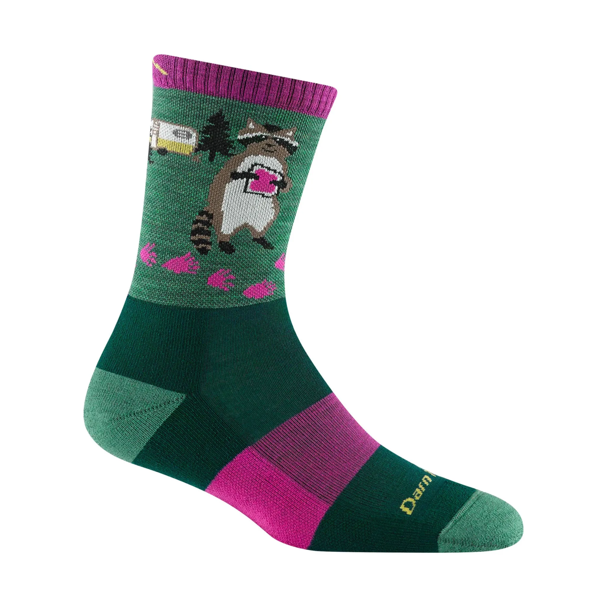 Darn Tough Vermont Women's Critter Club Lightweight Hiking Sock - Moss