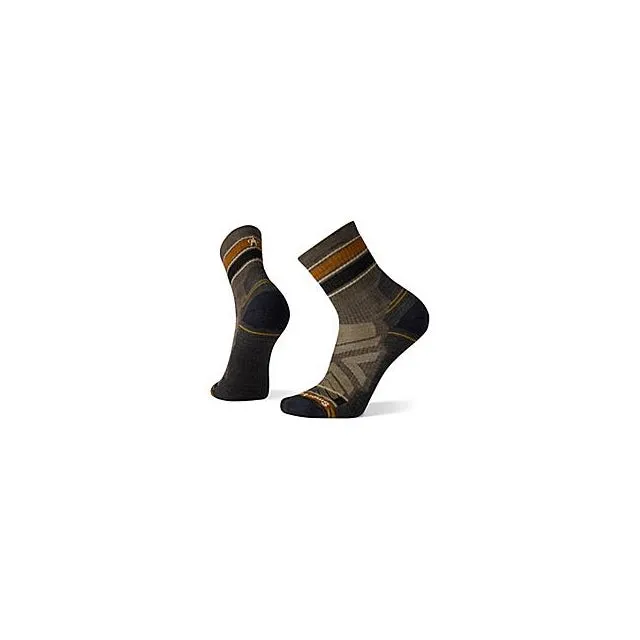 Hike Light Cushion Striped Mid Crew Socks