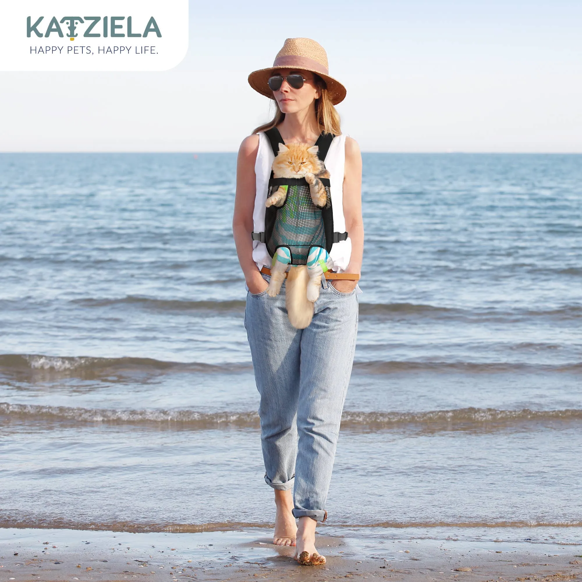 Katziela Kangaroo Pouch Pet Carrier