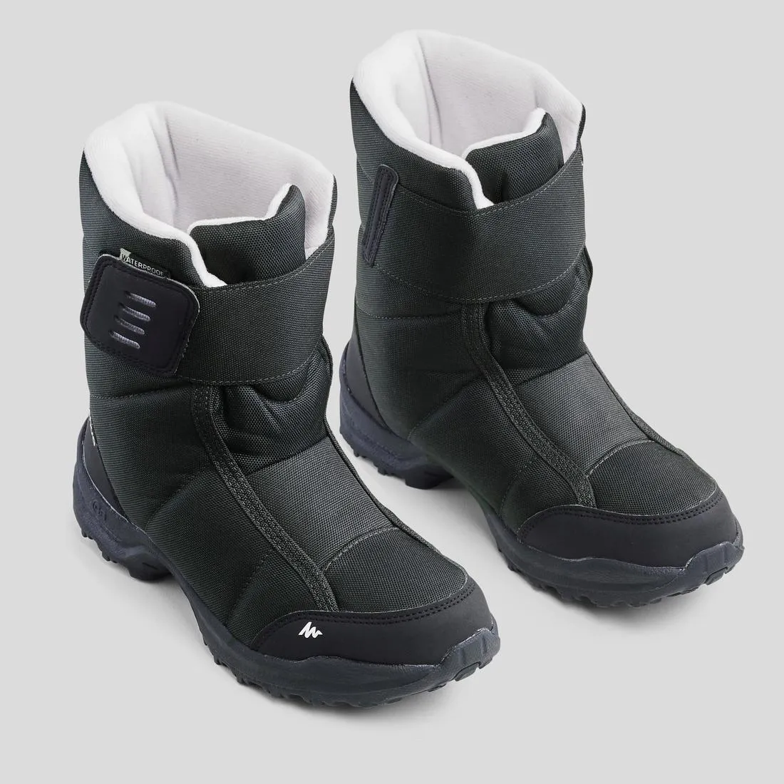 Kids’ warm waterproof snow hiking boots SH100 - Velcro Size 7 - 5.5