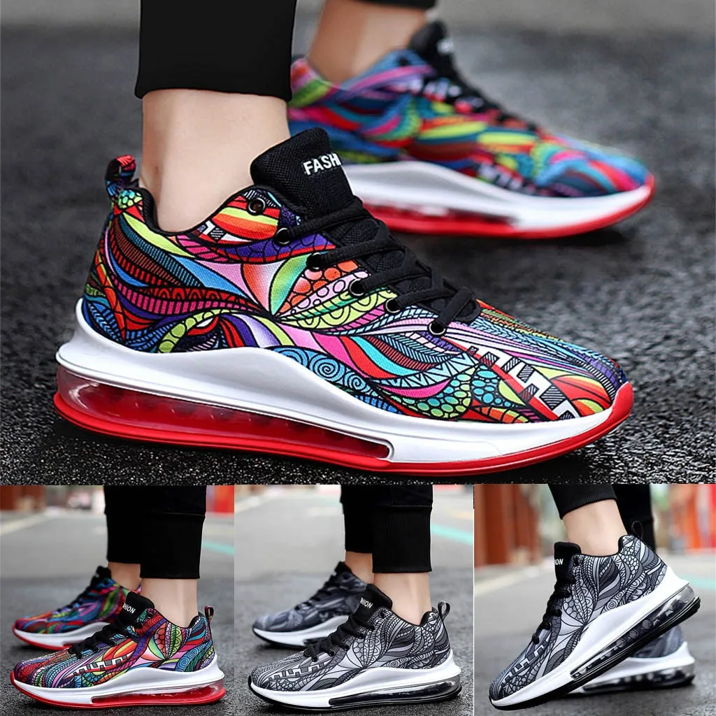 Men Sport Shoes Outdoor Cycling Sneakers LaceUp