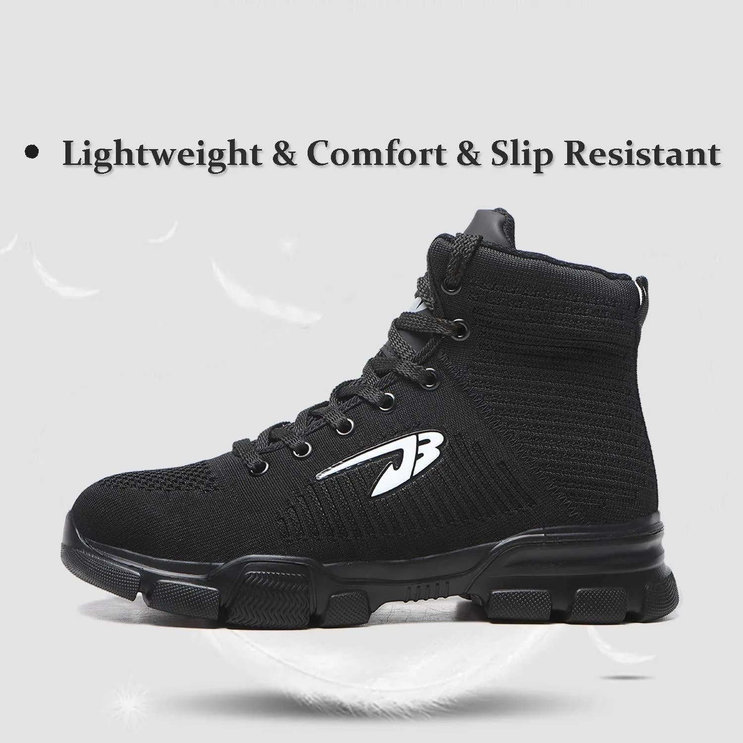 Men Steel Toe Boots Winter Warm Comfortable Industrial Construction Non-slip tennis work safety shoes