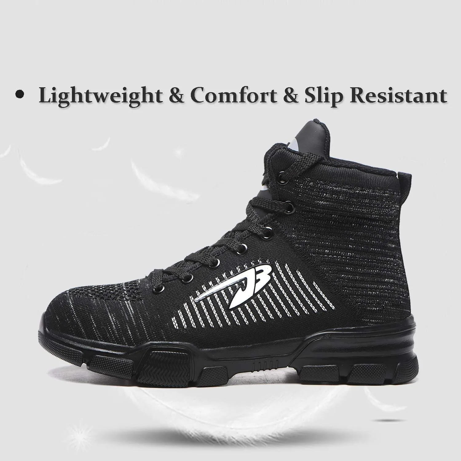 Men Steel Toe Boots Winter Warm Comfortable Industrial Construction Non-slip tennis work safety shoes