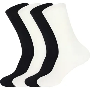 Men's Extra Thick Rayon from Bamboo Fiber Mid-Calf Socks - 4 Pair