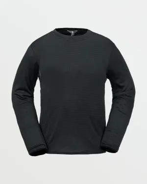 Mens Gridlock Crew Fleece - Black