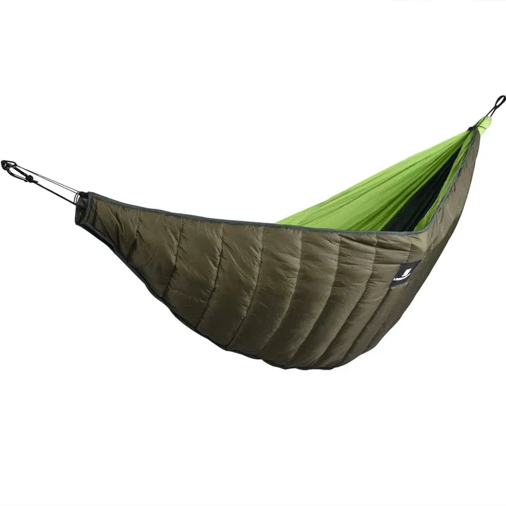 Multifunctional Hammock Underquilt Sleeping Bag Winter Warm Hammock Under Blanket Poncho for Camping Traveling Swing With Bag