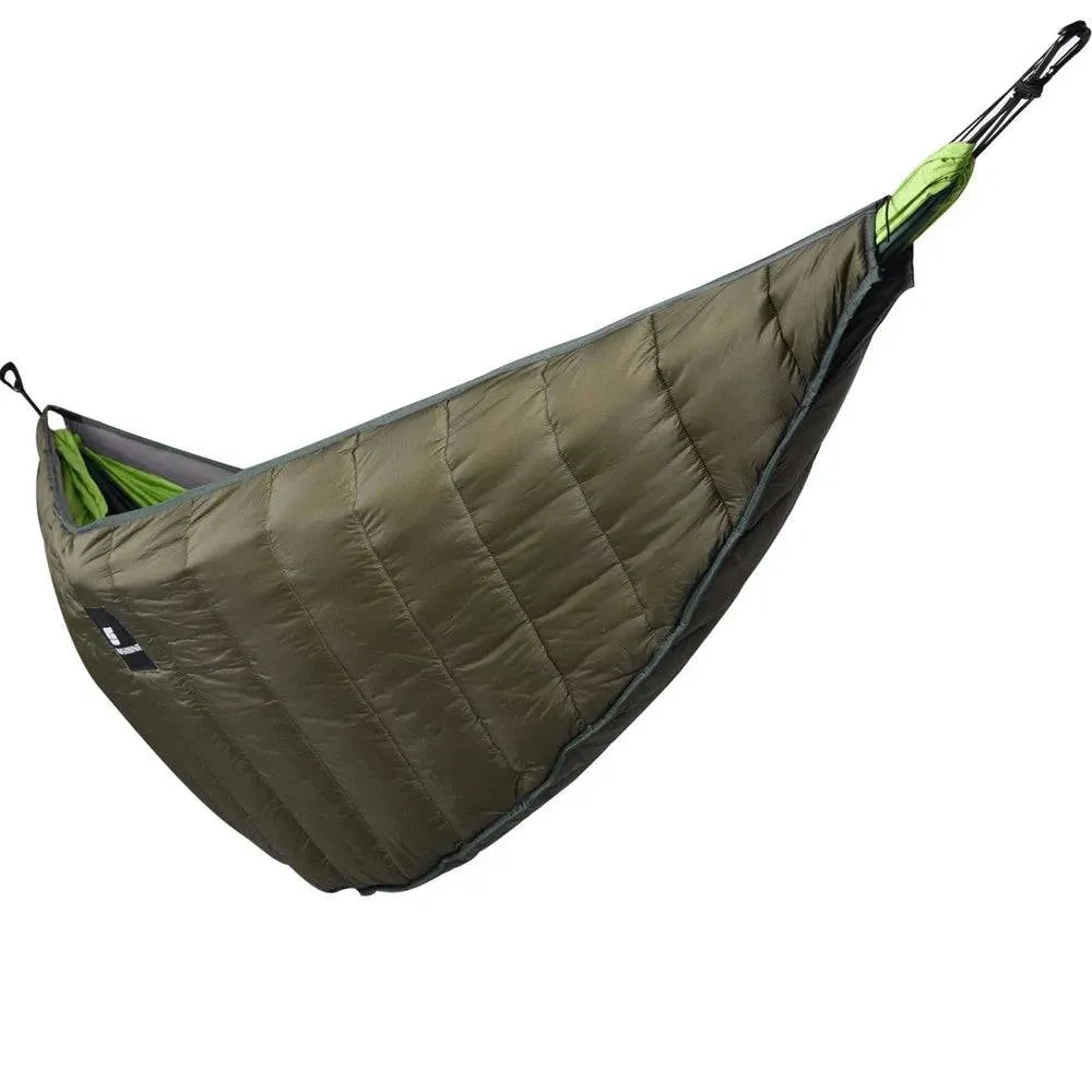 Multifunctional Hammock Underquilt Sleeping Bag Winter Warm Hammock Under Blanket Poncho for Camping Traveling Swing With Bag