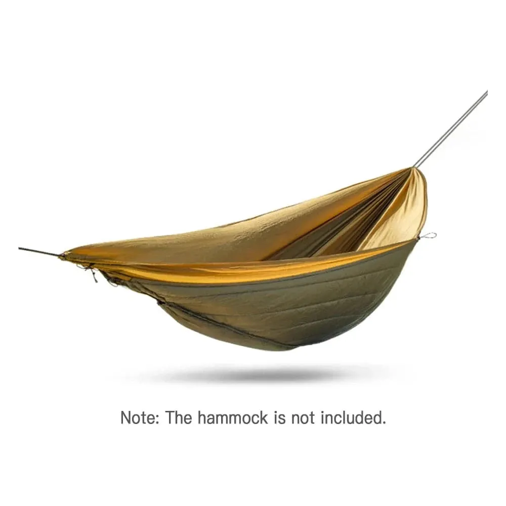 Multifunctional Hammock Underquilt Sleeping Bag Winter Warm Hammock Under Blanket Poncho for Camping Traveling Swing With Bag