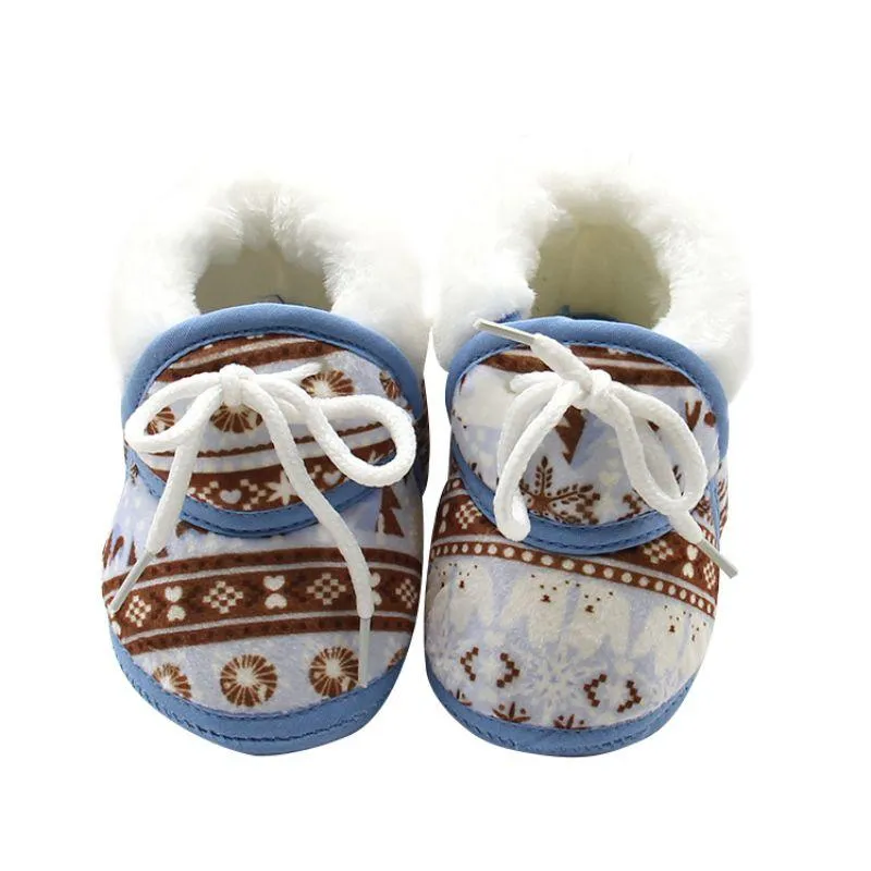 Newborn Infant Soft Soled Keep Warm Footwear