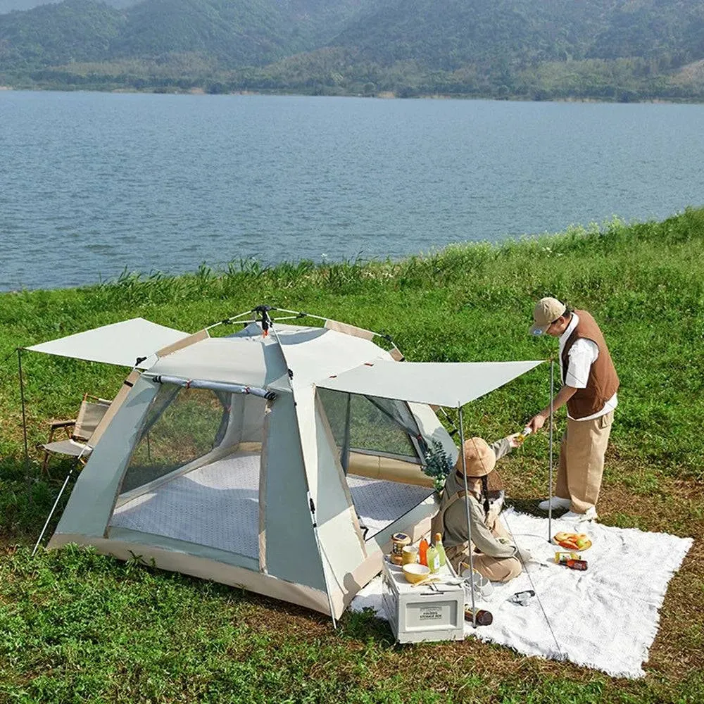 Outdoor Camping Tent Automatic Quick-opening Tent Portable Rainproof Sunshine-proof Tent for Self-driving Travel Fishing Hiking