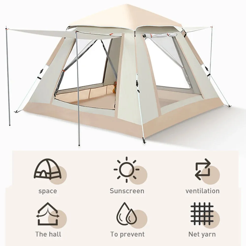 Outdoor Camping Tent Automatic Quick-opening Tent Portable Rainproof Sunshine-proof Tent for Self-driving Travel Fishing Hiking