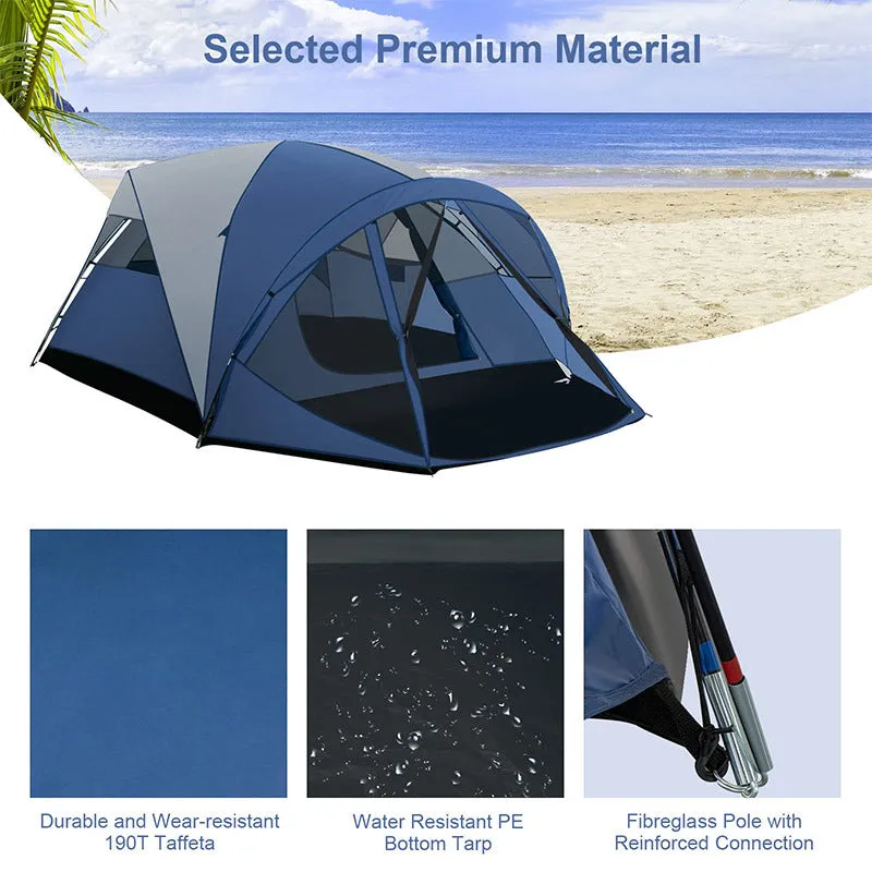 Outdoor Hiking Portable Easy Camping Tent for 3 -5 Person