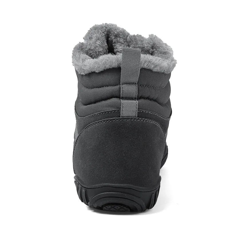 Outdoor Snow Boots Thick Sole Cotton Shoes Hiking Shoes Footwear Non-slip & Waterproof Winter Barefoot Shoe (Unisex)