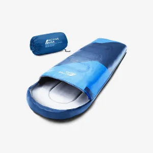 Premium Waterproof Lightweight Sleeping Bag - Blue - 3-4 Seasons