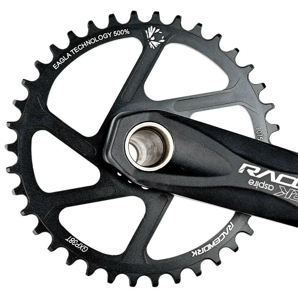 RACEWORK MTB GXP Bicycle Chainring 3/6mm Offset 32/34/36/38T Mountain Bike Chainwheel For 10 11 12 Speed GXP Direct Mount Crank