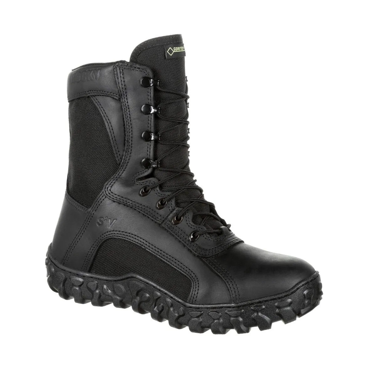 Rocky S2v Men's 600G Insulated Waterproof Military Boots Rkc079 In Black