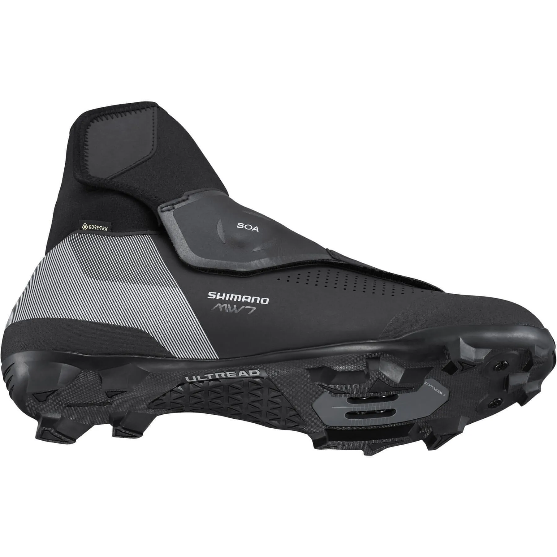 Shimano MW702 GORE-TEX Mens MTB Cycling Boots - Black