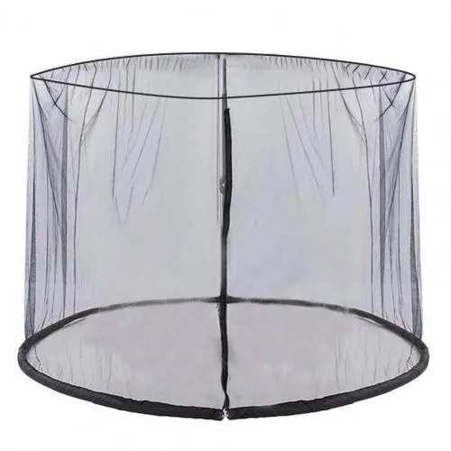 Straight Sunshade Net Cover Black Water Pipe Mosquito Net