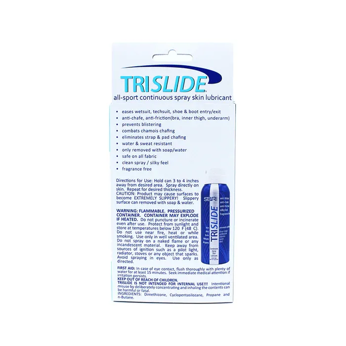 TRISWIM Trislide | Anti-Chafe Continuous Spray Skin Lubricant