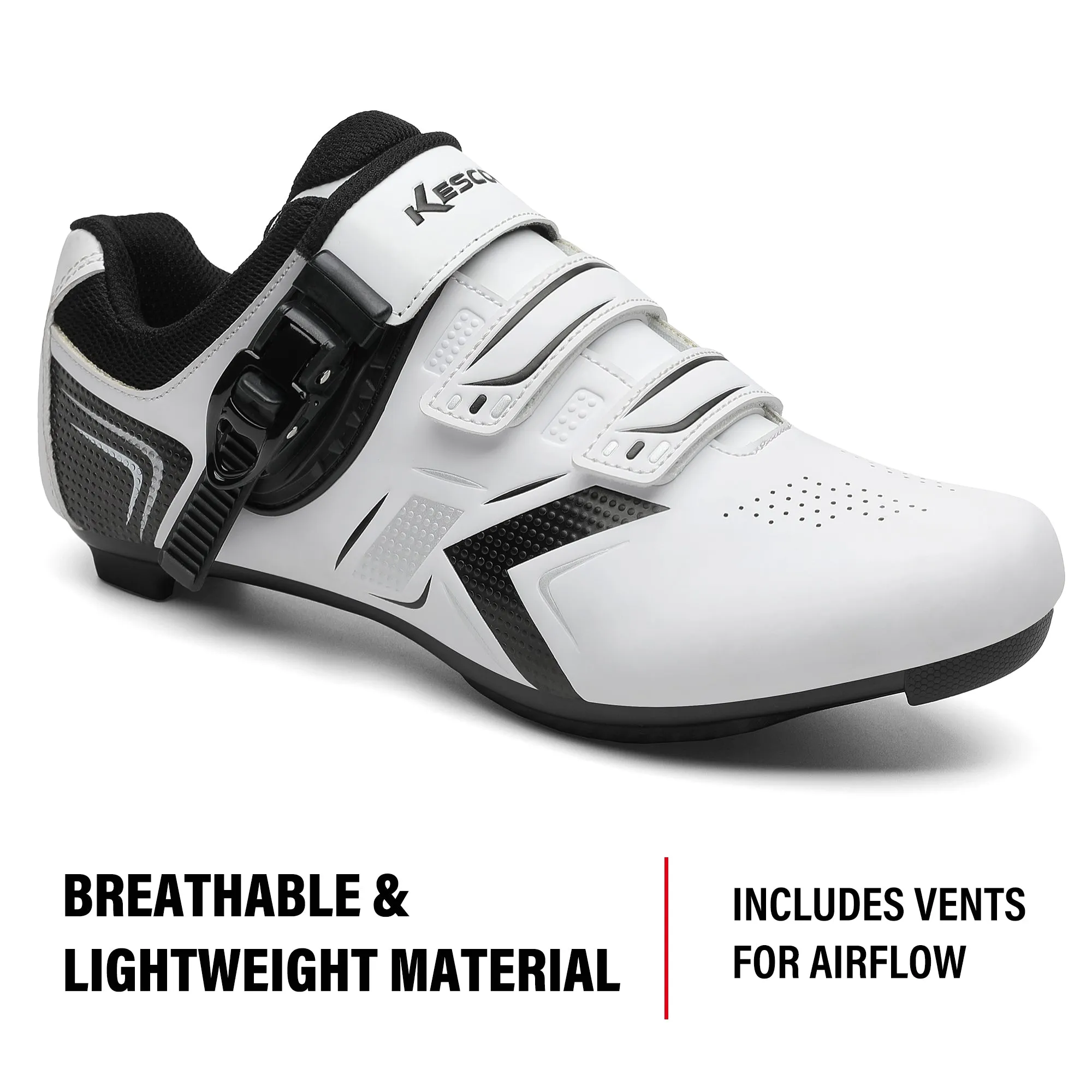 Unisex Cycling Shoes Compatible with Peloton Bike & SPD Road Bike Riding Shoes, Including Delta Cleats, Ideal for Indoor Cycle Outdoor Bicycle Riding for Men and Women