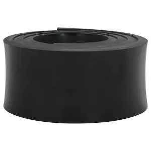 vidaXL Rubber Edge for Snow Plow Black 300x15x2 cm