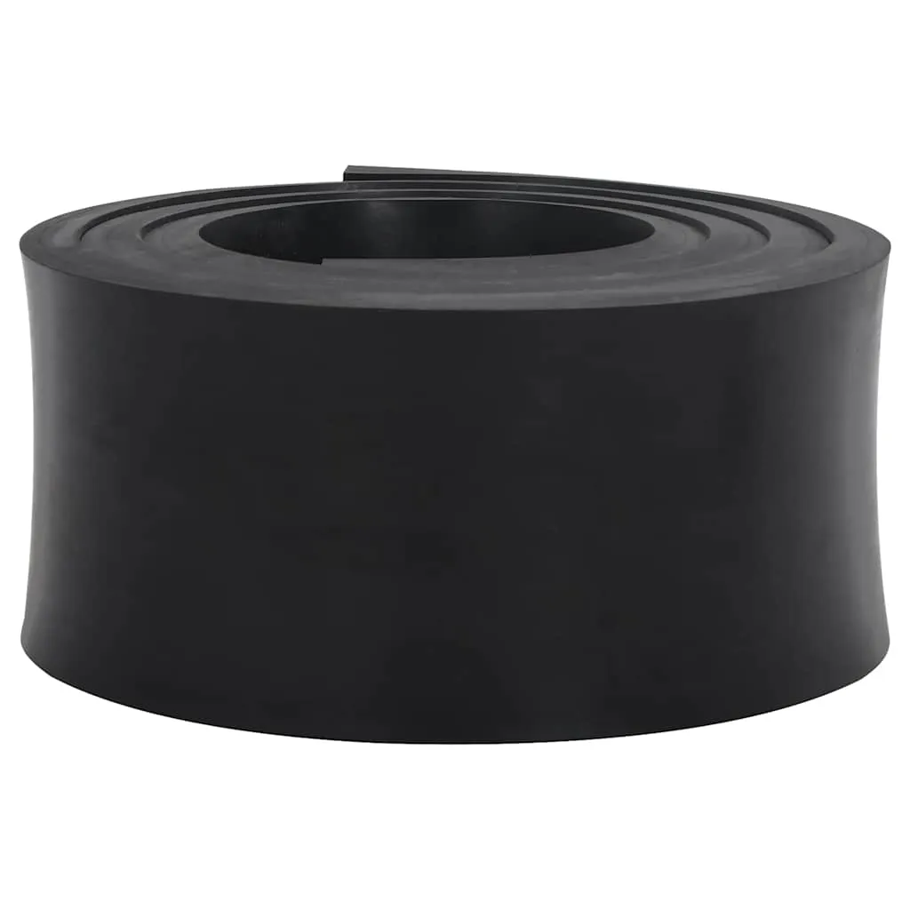 vidaXL Rubber Edge for Snow Plow Black 300x15x2 cm