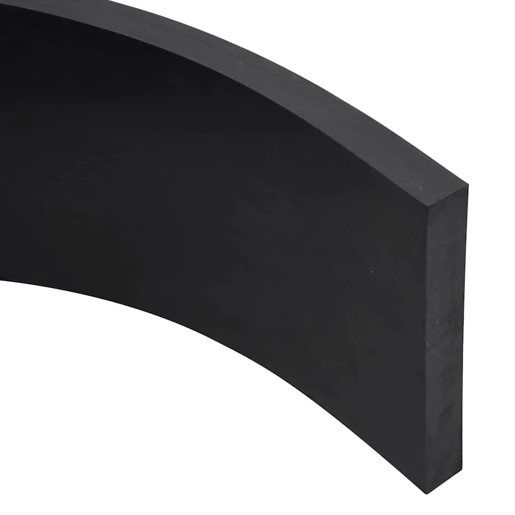 vidaXL Rubber Edge for Snow Plow Black 300x15x2 cm