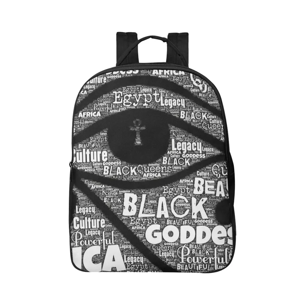 Worded Eye of Horus Adult Bookbag